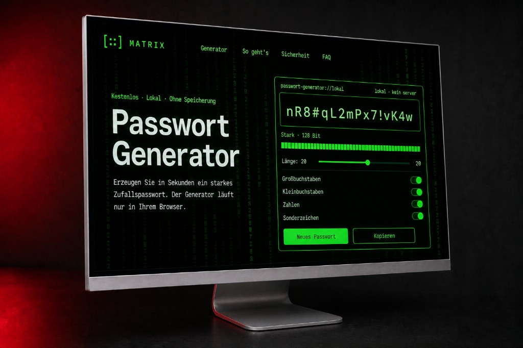 Passwort Generator im Browser